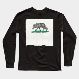 Bob Weir And Wolf Long Sleeve T-Shirt